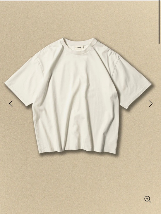 Elwood Tops - Elwood oversized core tee Cotton Crew Neck T-Shirt - White